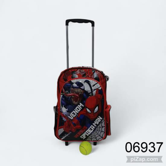 Imagen de MOCHILA SPIDERMAN 16´C/CARRO 10.25